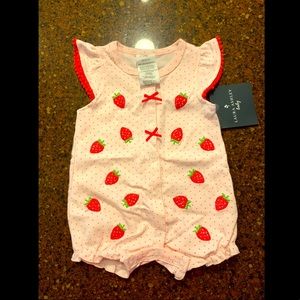 Laura Ashley Strawberry Romper